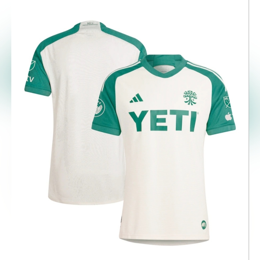 Austin FC adidas Tan 2024 The Armadillo Kit Authentic Jersey HZ6182Men Size 2XL